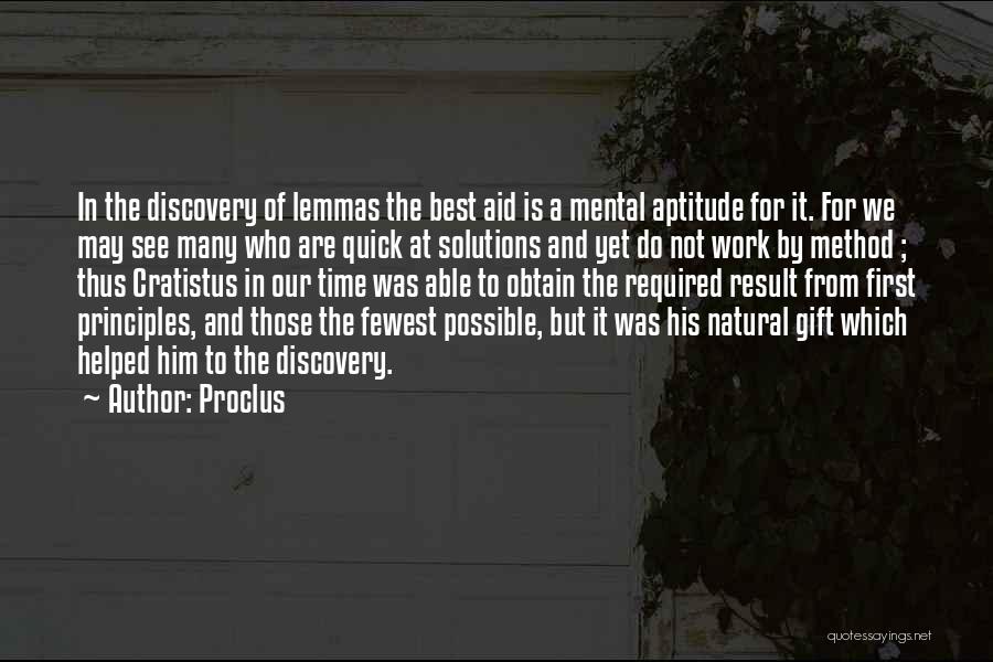 The Best Gift Is Time Quotes By Proclus