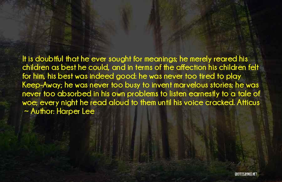 The Best Good Night Quotes By Harper Lee