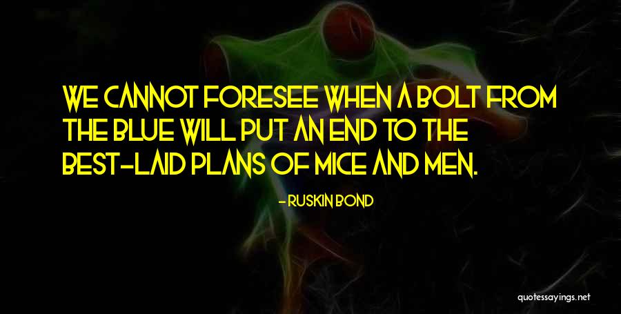 The Best Laid Plans Quotes By Ruskin Bond