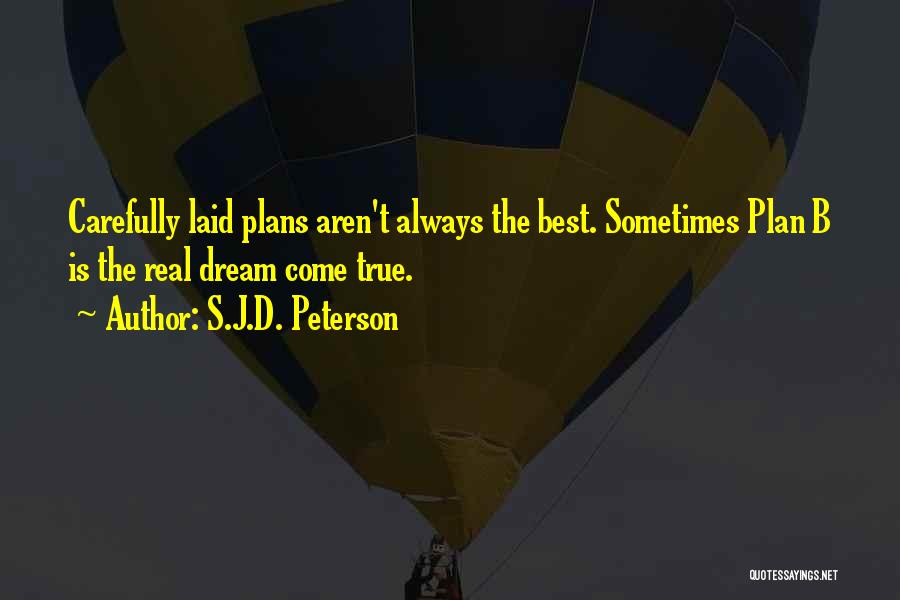 The Best Laid Plans Quotes By S.J.D. Peterson