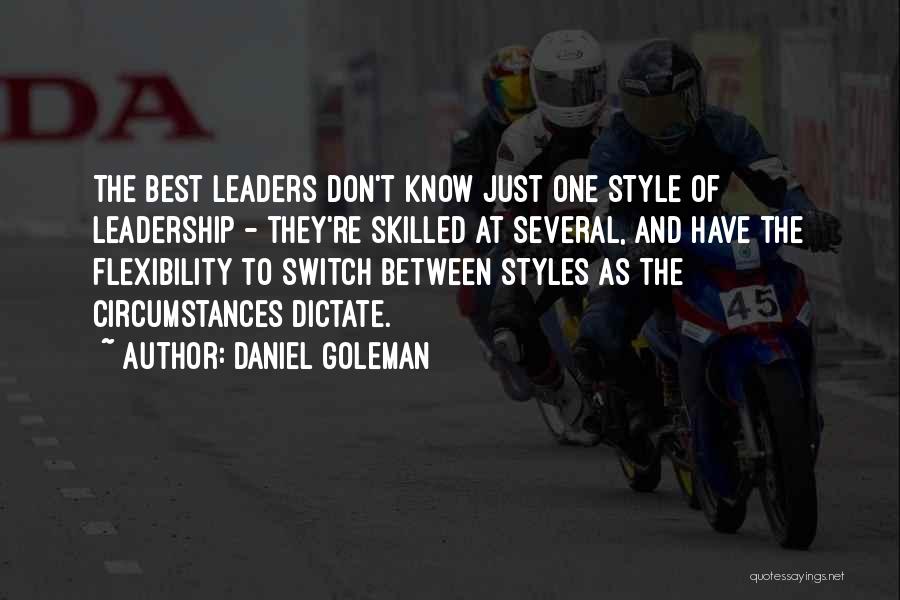 The Best Leader Quotes By Daniel Goleman