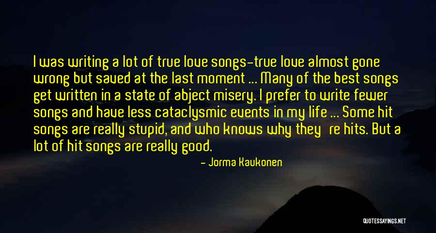 The Best Love Song Quotes By Jorma Kaukonen