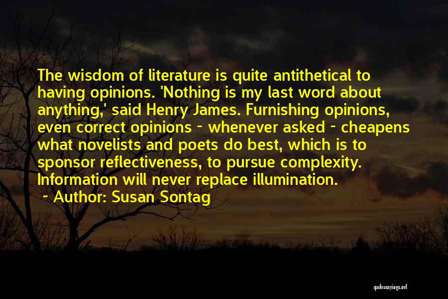 The Best Of Wisdom Quotes By Susan Sontag