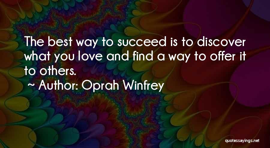The Best Offer Quotes By Oprah Winfrey