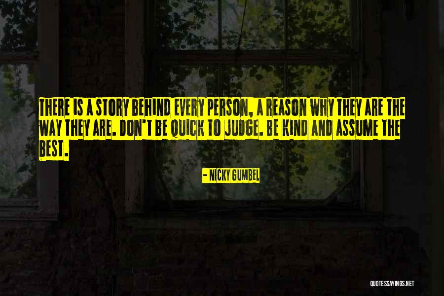 The Best Person Quotes By Nicky Gumbel