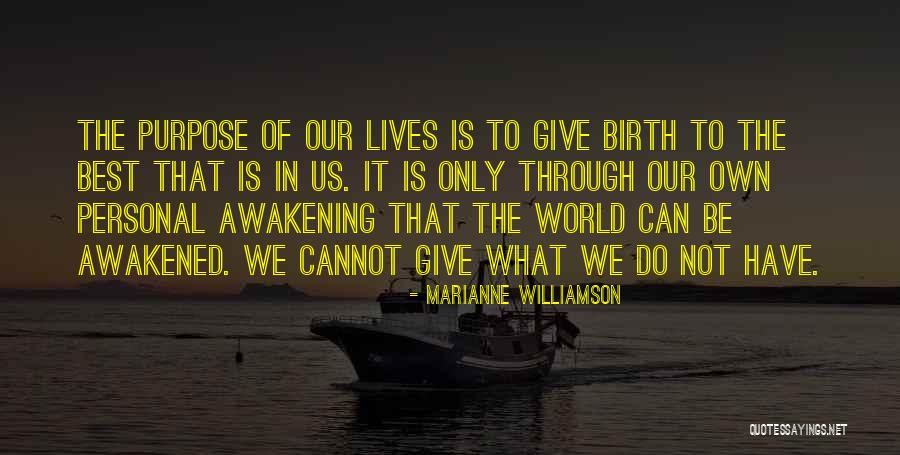 The Best Personal Quotes By Marianne Williamson