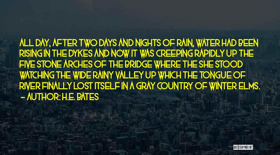 The Best Rainy Day Quotes By H.E. Bates