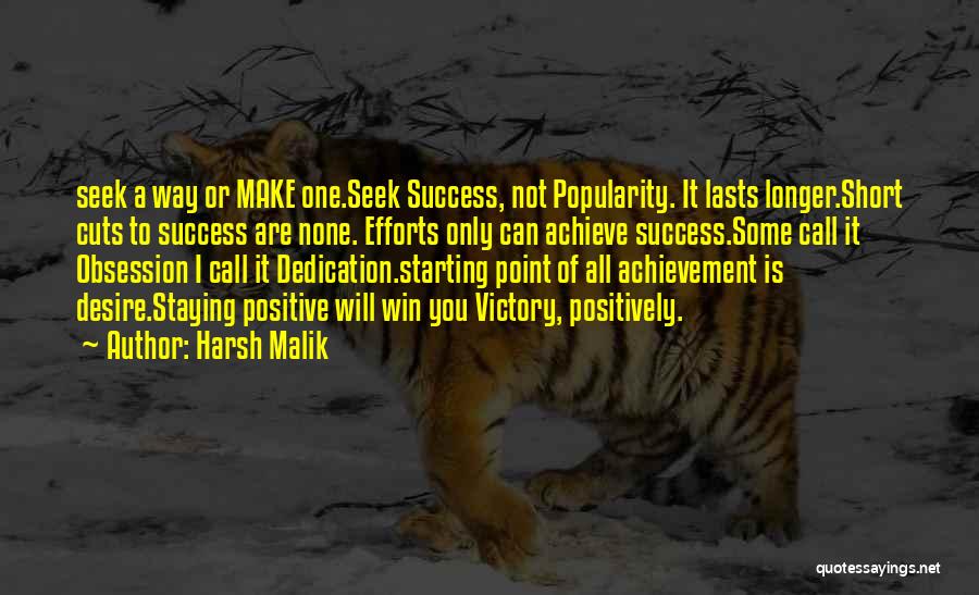 The Best Short Motivational Quotes By Harsh Malik