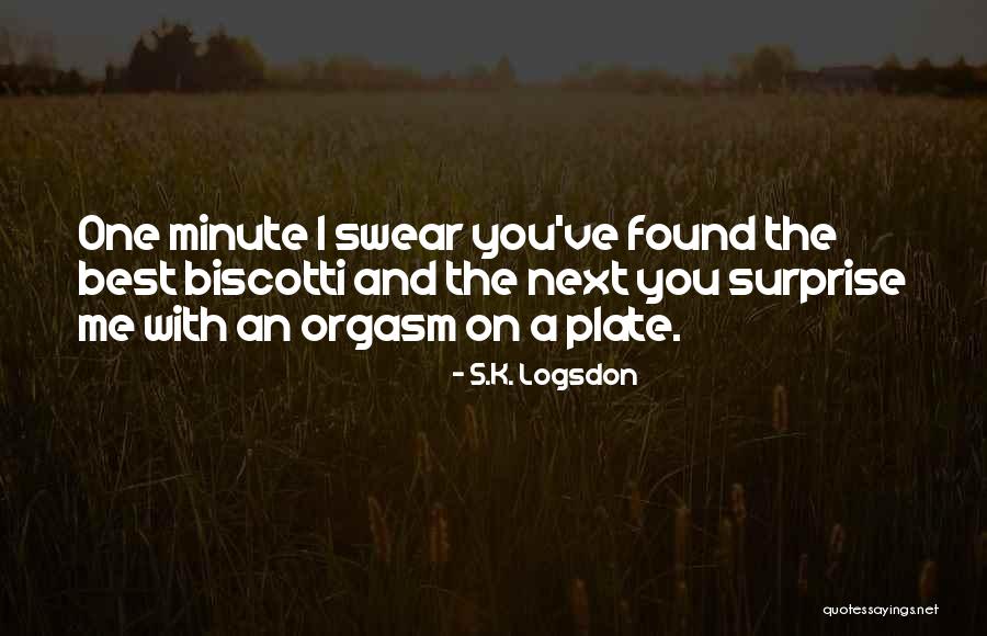The Best Surprise Quotes By S.K. Logsdon The Best Surprise Quotes By S.K. Logsdon