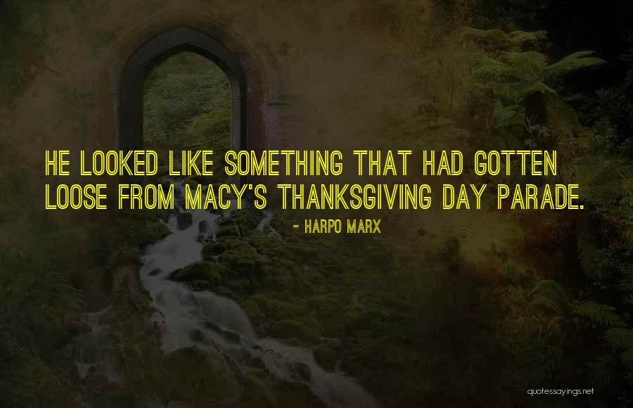 The Best Thanksgiving Day Quotes By Harpo Marx