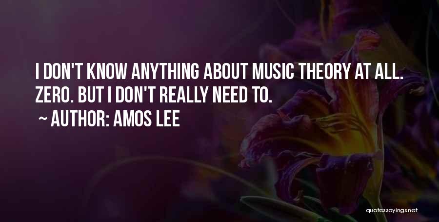 The Best Thing About Music Quotes By Amos Lee