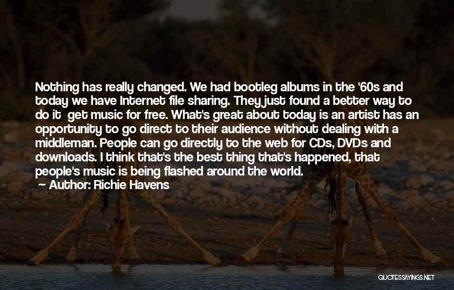 The Best Thing About Music Quotes By Richie Havens