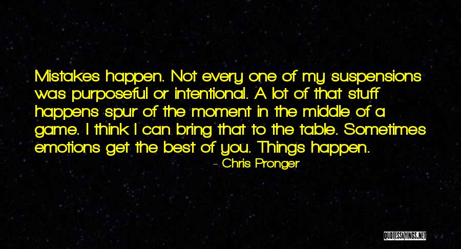 The Best Thinking Of You Quotes By Chris Pronger The Best Thinking Of You Quotes By Chris Pronger