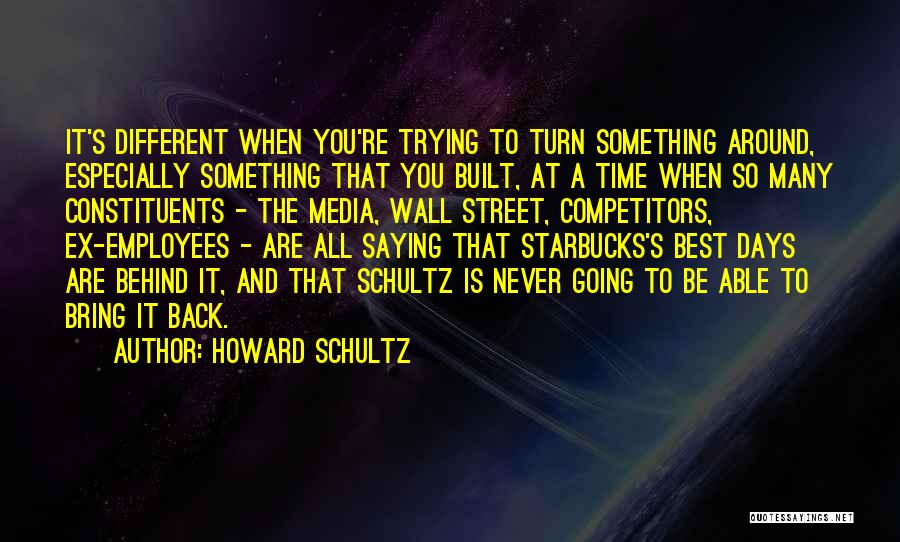 The Best Wall Street Quotes By Howard Schultz