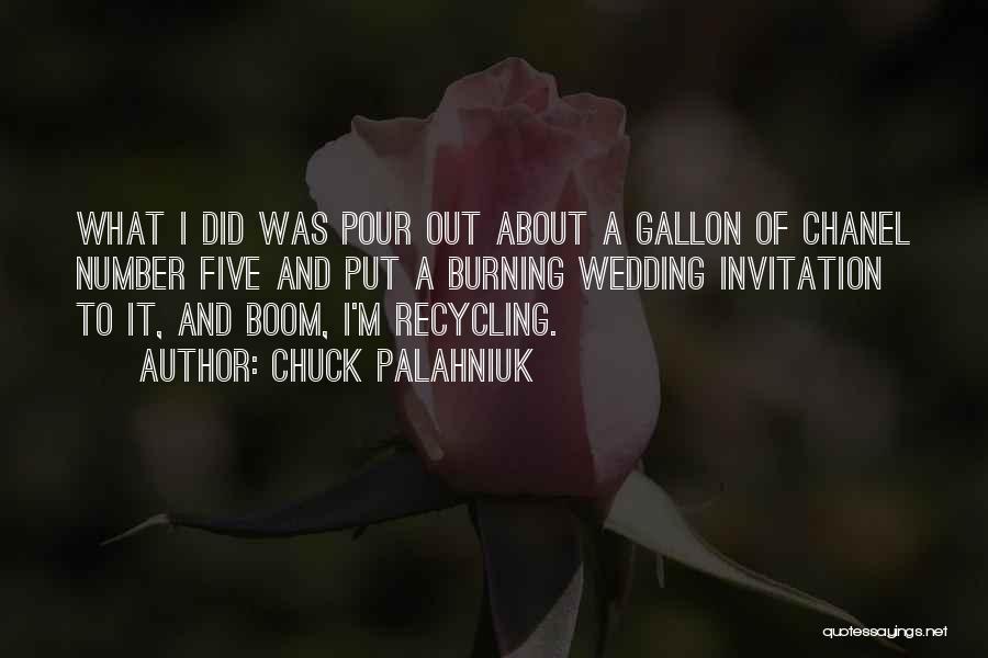 The Best Wedding Invitation Quotes By Chuck Palahniuk