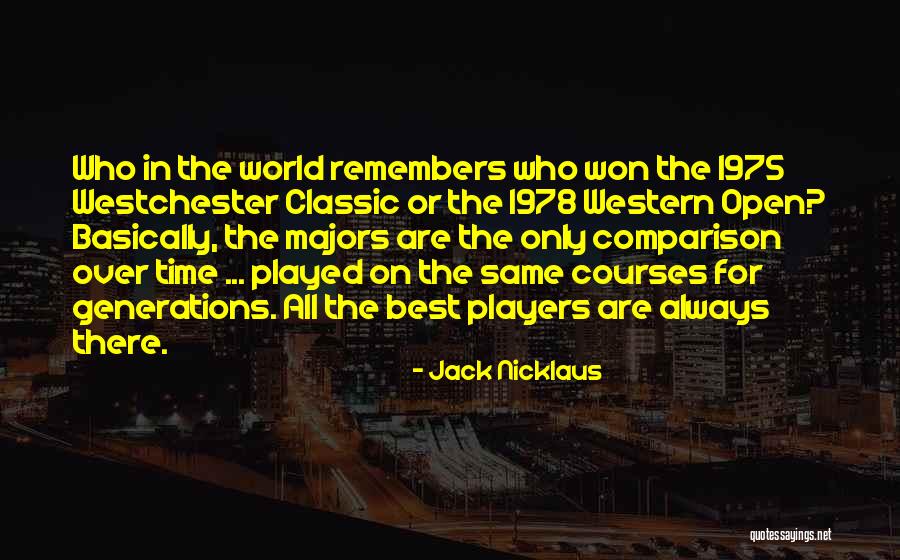 The Best Western Quotes By Jack Nicklaus The Best Western Quotes By Jack Nicklaus