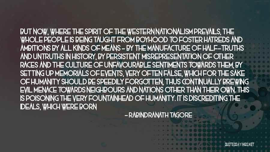 The Best Western Quotes By Rabindranath Tagore