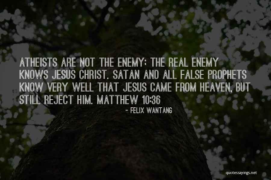 The Bible Atheist Quotes By Felix Wantang