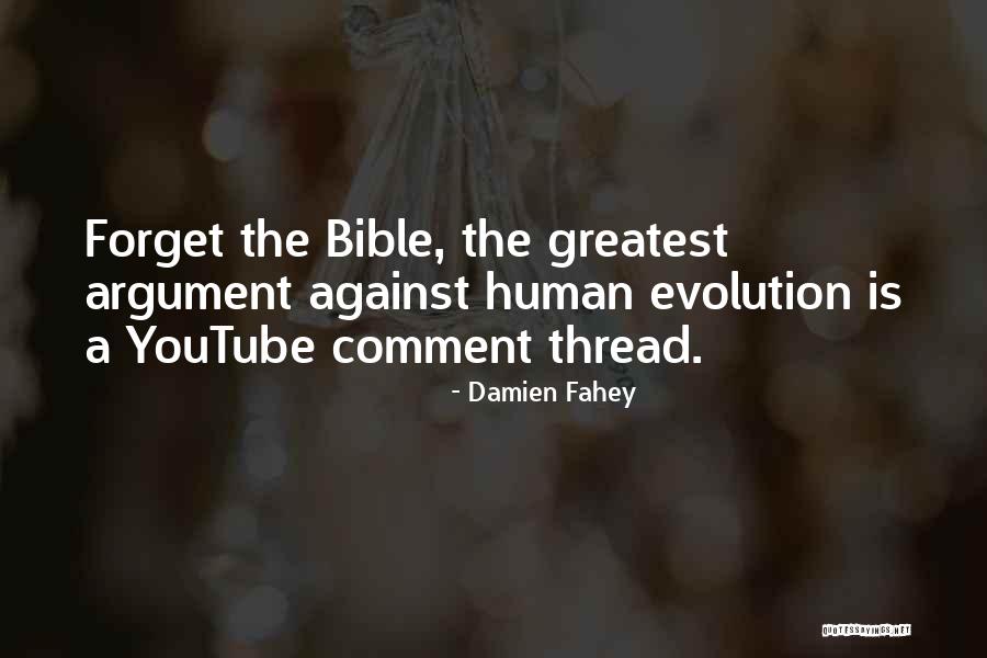 The Bible Funny Quotes By Damien Fahey