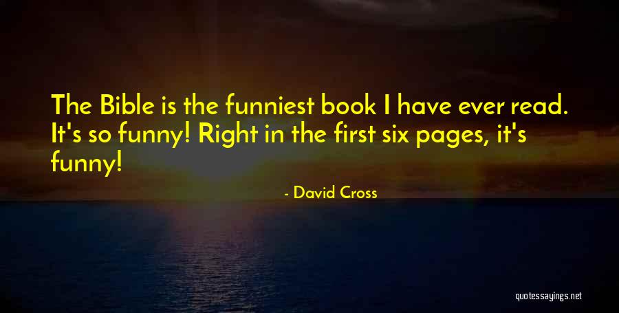 The Bible Funny Quotes By David Cross