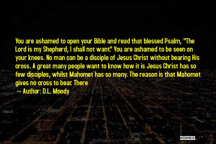 The Bible Jesus Read Quotes By D.L. Moody