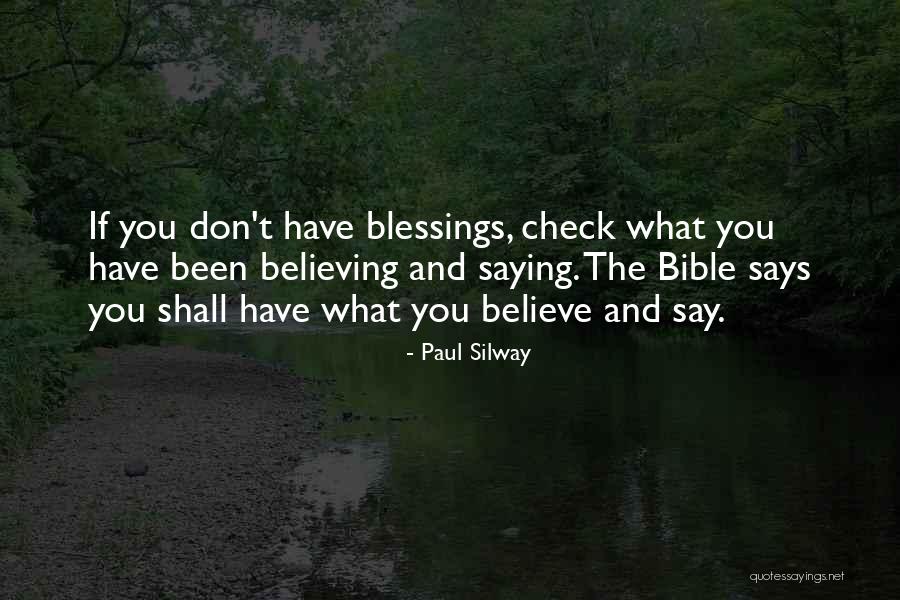 The Bible Quotes By Paul Silway