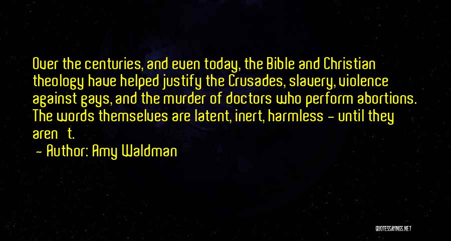 The Bible Violence Quotes By Amy Waldman