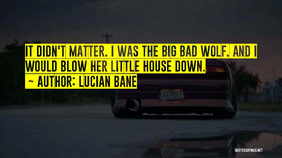 The Big Bad Wolf Quotes By Lucian Bane