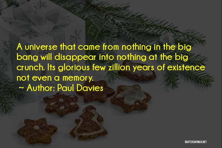 The Big Crunch Quotes By Paul Davies