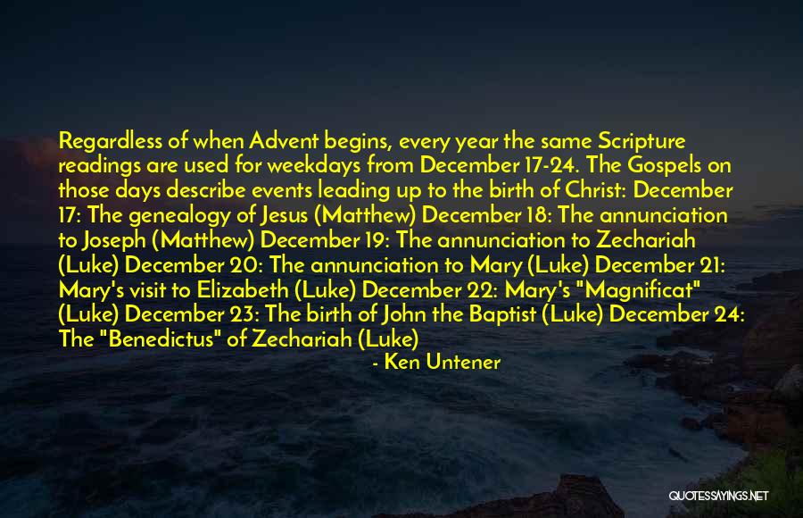 The Birth Of Jesus Quotes By Ken Untener