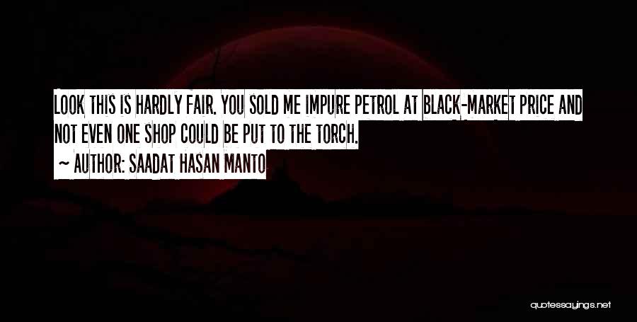 The Black Market Quotes By Saadat Hasan Manto