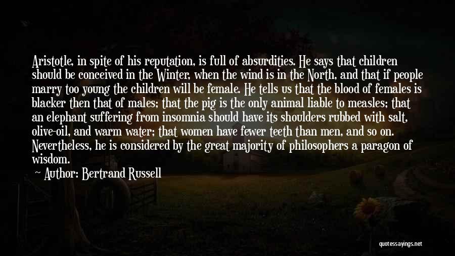 The Blacker Quotes By Bertrand Russell