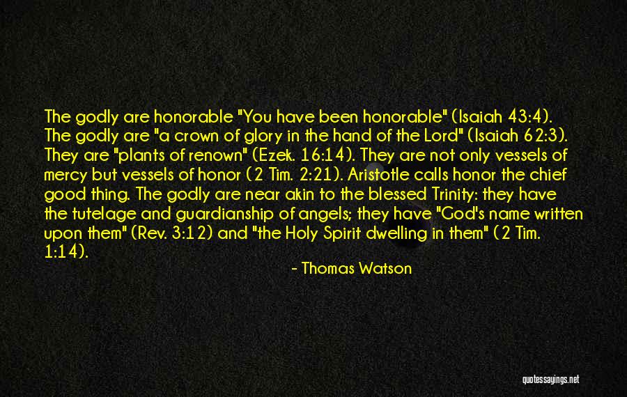 The Blessed Trinity Quotes By Thomas Watson The Blessed Trinity Quotes By Thomas Watson