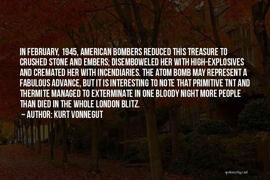 The Blitz In London Quotes By Kurt Vonnegut