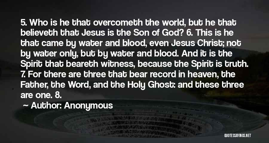 The Blood Of Jesus Quotes By Anonymous