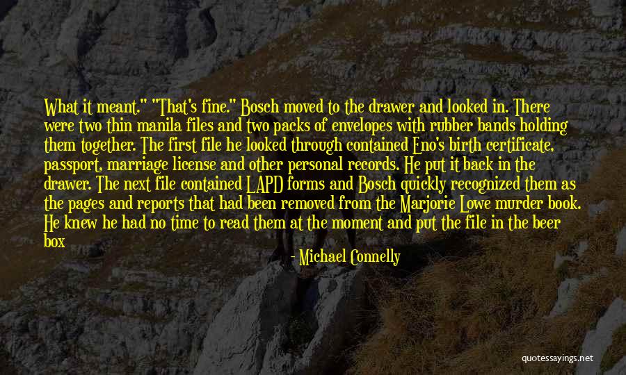 The Blue Book Quotes By Michael Connelly The Blue Book Quotes By Michael Connelly