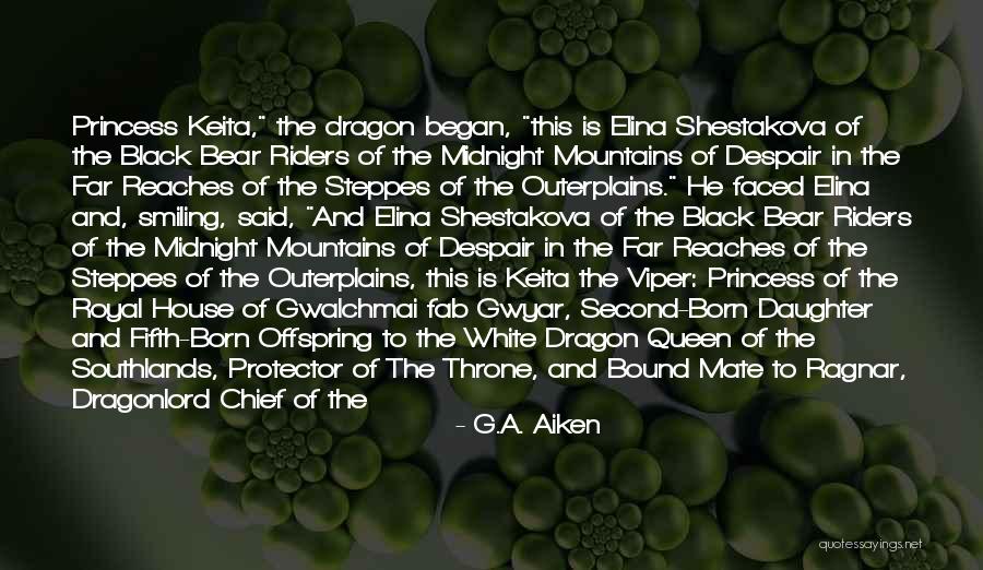 The Blue Mountains Quotes By G.A. Aiken