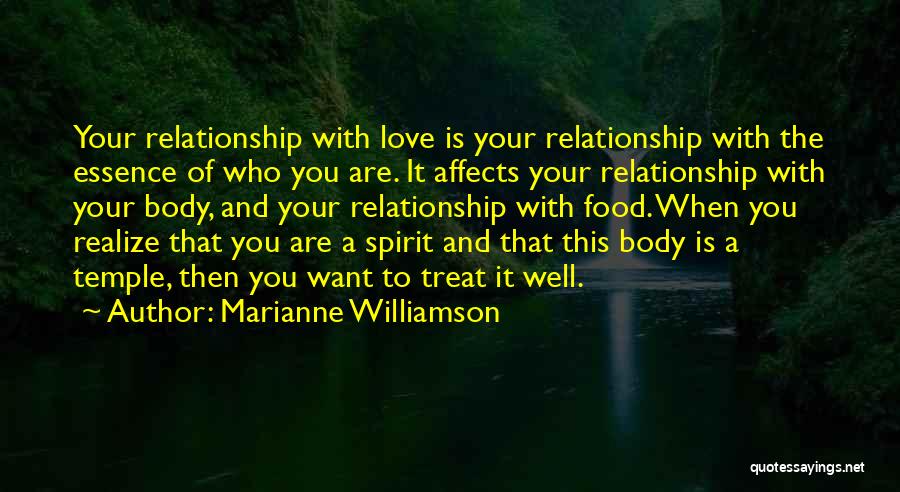 The Body As A Temple Quotes By Marianne Williamson