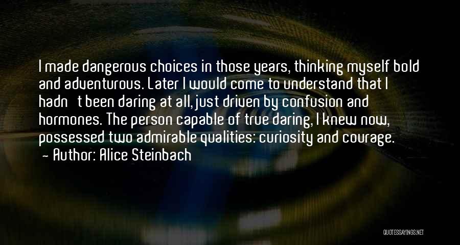 The Bold Quotes By Alice Steinbach