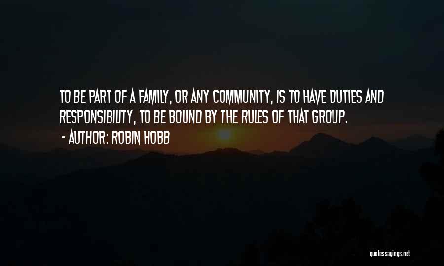 The Bond Of Family Quotes By Robin Hobb