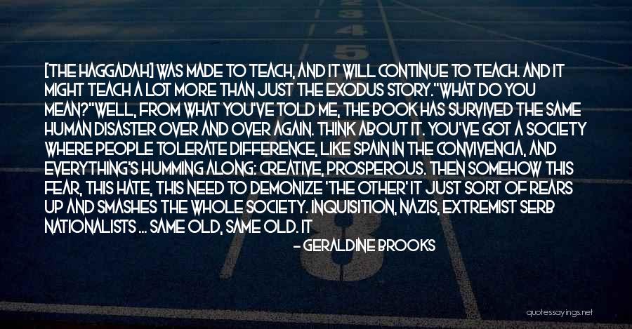 The Book Of Exodus Quotes By Geraldine Brooks