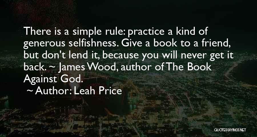 The Book Of James Quotes By Leah Price