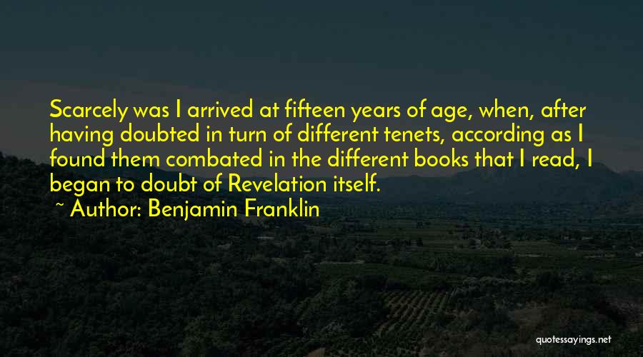 The Book Of Revelation Quotes By Benjamin Franklin