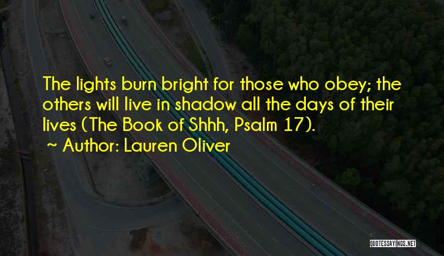 The Book Of Shhh Quotes By Lauren Oliver