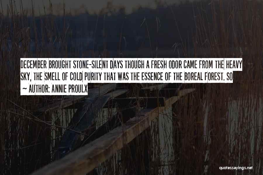 The Boreal Forest Quotes By Annie Proulx