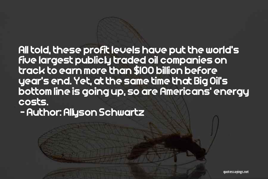 The Bottom Billion Quotes By Allyson Schwartz