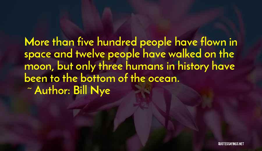 The Bottom Of The Ocean Quotes By Bill Nye