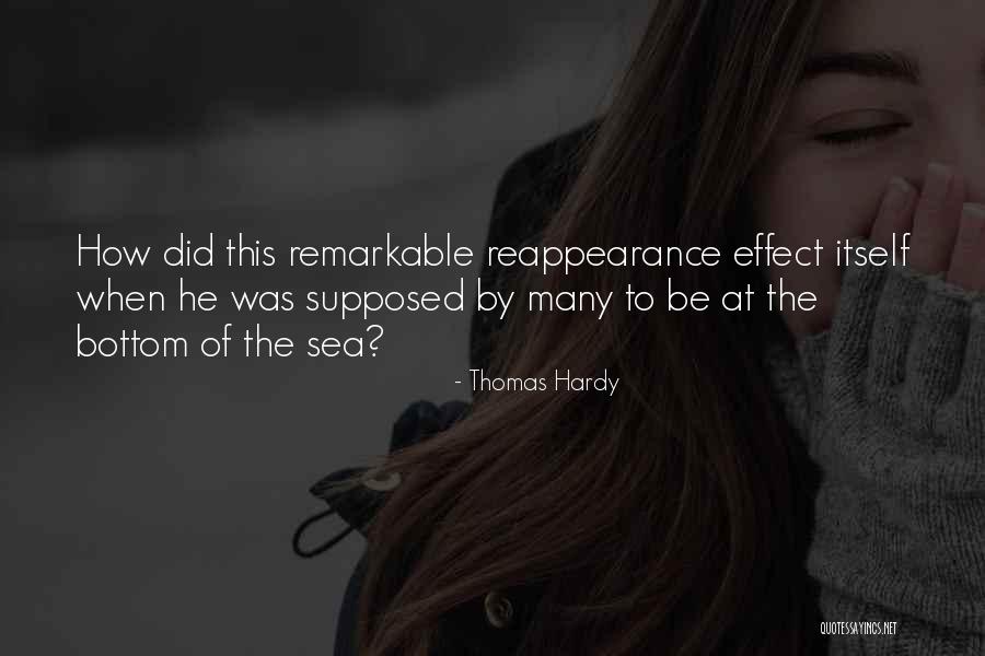 The Bottom Of The Sea Quotes By Thomas Hardy The Bottom Of The Sea Quotes By Thomas Hardy