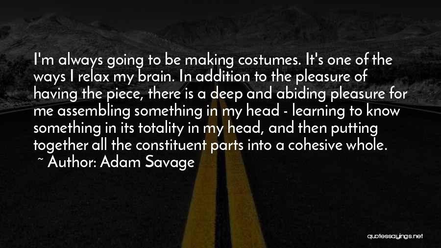 The Brain And Learning Quotes By Adam Savage