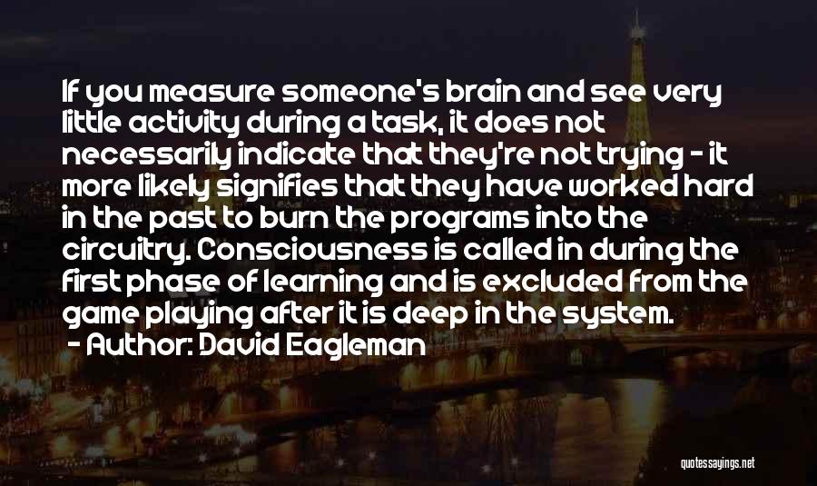 The Brain And Learning Quotes By David Eagleman